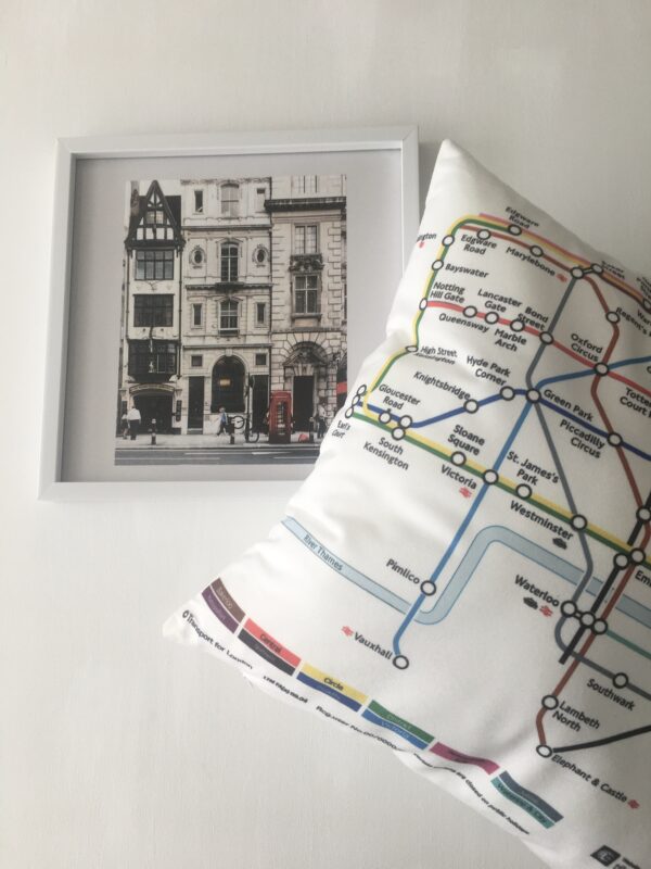 Tube Map Pillow