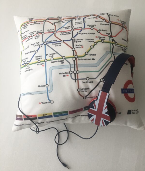Tube Map Pillow