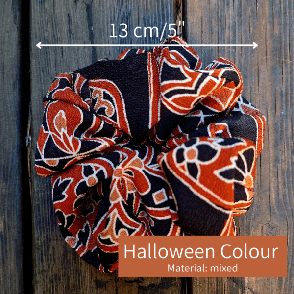Kimono Scrunchie made of Japanese Vintage Kimono Fabric Hair Accessory antique kimono silk repurposed kimono remake upcycling