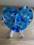Large glass pocket heart