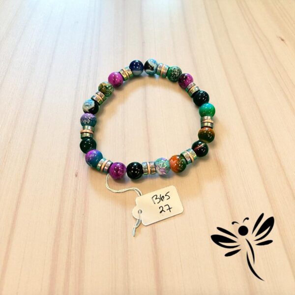 6527 BEADED BRACELET 6.5"