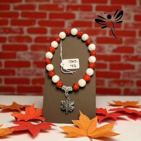 6547 BEADED BRACELET 6.5"