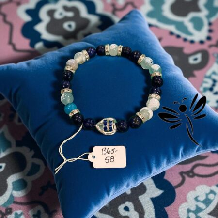6558 BEADED BRACELET 6.5"