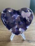 Large glass pocket heart