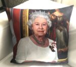 Queen Elizabeth in Canada Pillow