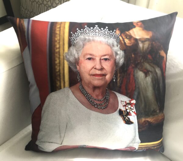 Queen Elizabeth in Canada Pillow