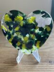 Large glass pocket heart