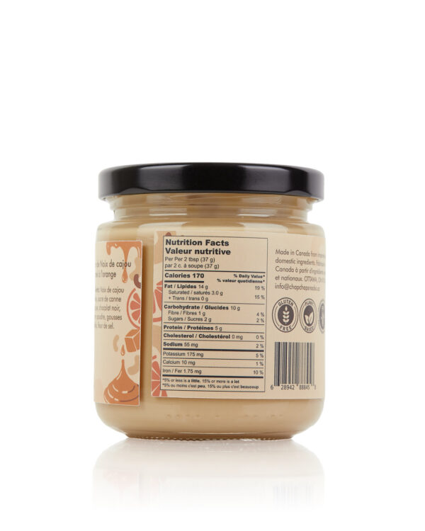 Caramel Orange Cashew Nuts Butter