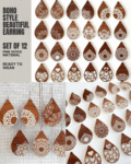Boho Earring Set of 12 - $25