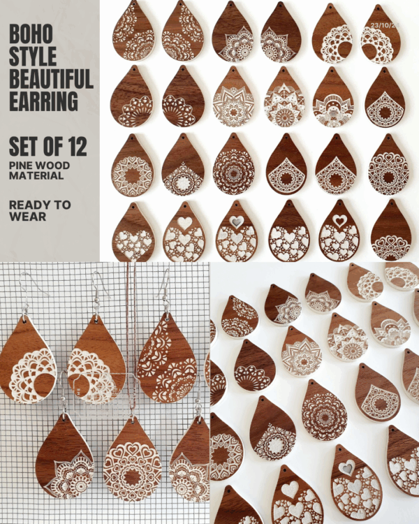 Boho Earring Set of 12 - $25