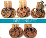 Boho Earring Set of 5 Pair Design Set - EXCLUSIVE DESIGN - 5 Pair Set for just 25*
