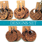 Boho Earring Set of 5 Pair Design Set - EXCLUSIVE DESIGN - 5 Pair Set for just 25*
