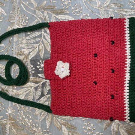 Crochet Watermelon Phone bag