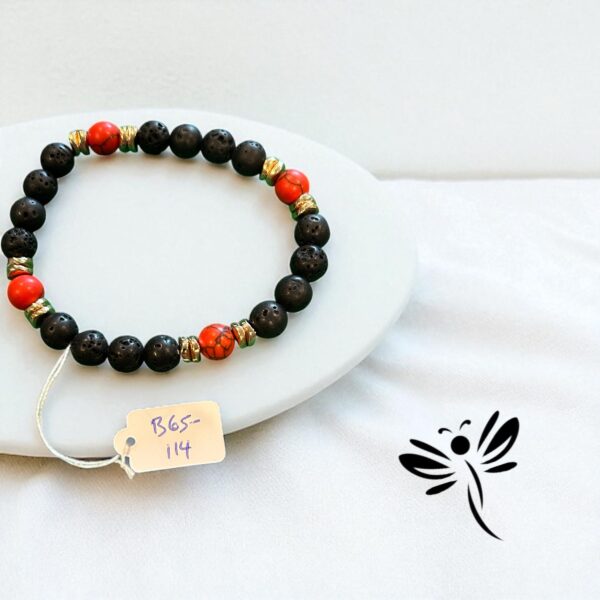65114 BEADED BRACELET 6.5" DIAMETER