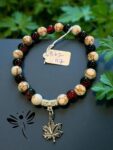 65117 BEADED BRACELET 6.5"