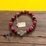 65107 BEADED BRACELET 6.5"