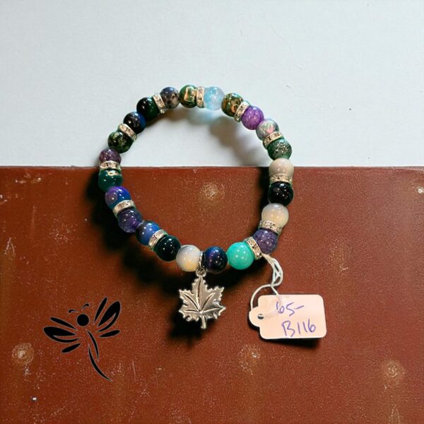 65116 BEADED BRACELET 6.5"