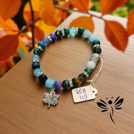 65115 BEADED BRACELET 6.5"