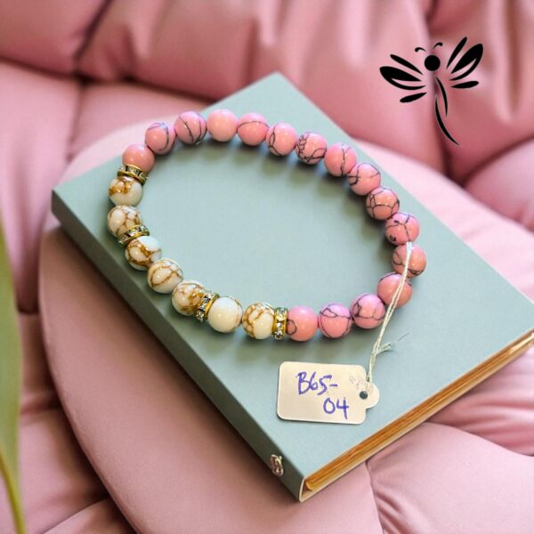 6504 BEADED BRACELET 6.5"