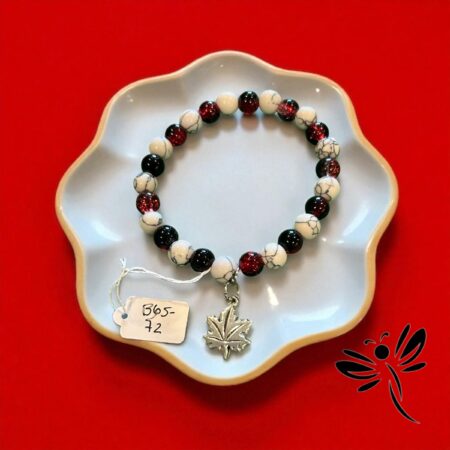 6572 BEADED BRACELET 6.5"