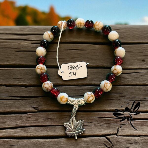 6554 BEADED BRACELET 6.5"