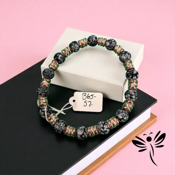 6557 BEADED BRACELET 6.5" DIAMETER