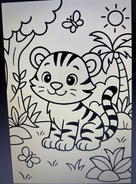 Toddlers Coloring Book - 184 Pages of Simple Fun Designs - Digital Download