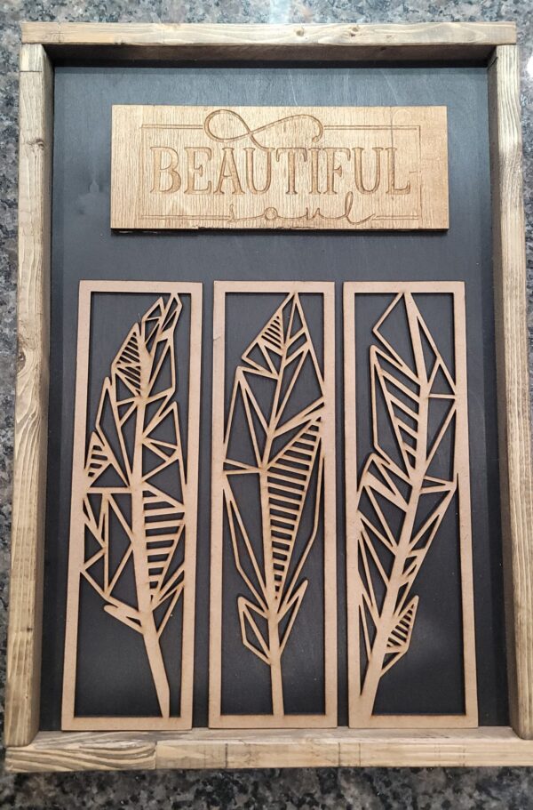 Boho Wall Design Masterpiece 24"x12" - Set of 2 Panels for $30