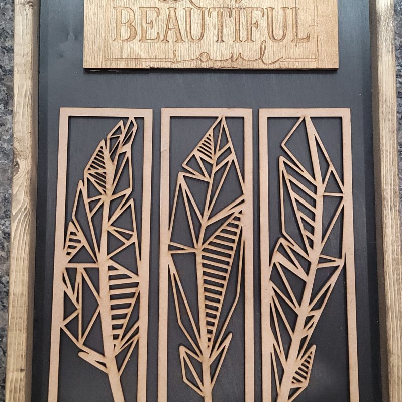 Boho Wall Design Masterpiece 24"x12" - Set of 2 Panels for $30