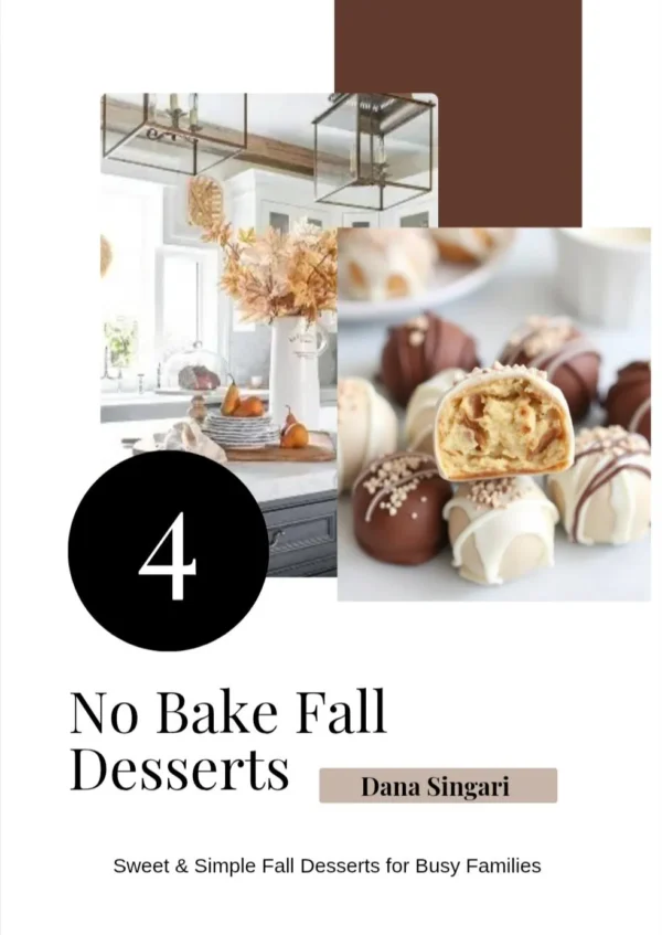 Fall No-Bake Dessert Recipes eBook: Apple, Pumpkin, Pecan (Digital Download Cookbook