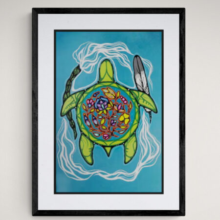 Prayers For Turtle Island by Jackie Traverse Framed