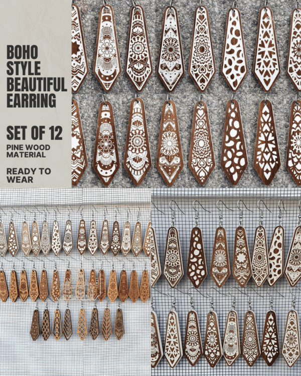 Boho Earring Set of 12 - $25