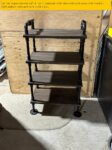 Steampunk style Shoe Rack with union style handles , Entryway Organizer, rustic shoe rack, Shoe Organizer, unique shoe rack