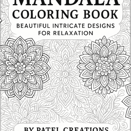 Mandala Coloring Book - 40 Pages of Beautiful Intricate Designs - Digital Download