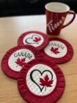 I Love Canada Mug Rugs (Coasters)