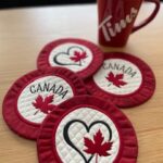 I Love Canada Mug Rugs (Coasters)