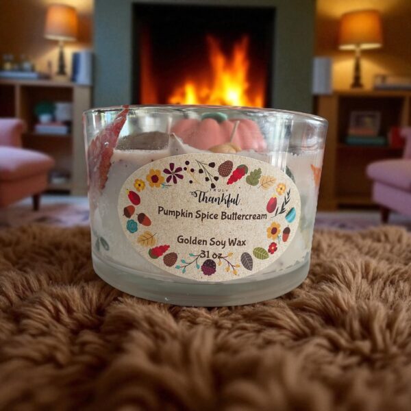 Warm Up Your Home with Botanical Fall Decor - 31.5oz Pumpkin Candle