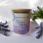 Rosemary Sage Lavender Candle: Coconut Apricot Wax, Calming Scent - 10 oz