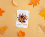 Fall Gratitude Greeting Card Set – 5x7 Autumn Cards with Envelopes (Set of 5, Blank Inside)