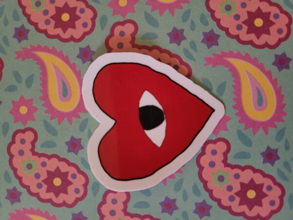 Heart/Eye Sticker