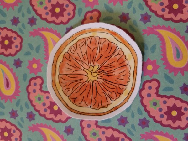 Orange Slice Sticker