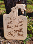 The Way of the Horse wooden cutting board/charcuterie board