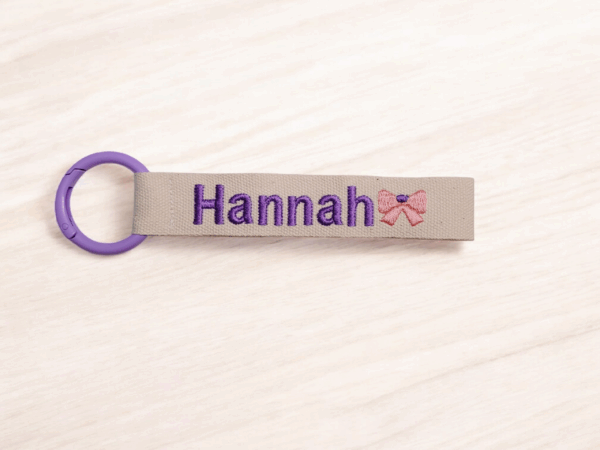 Personalized Embroidered Name Tag