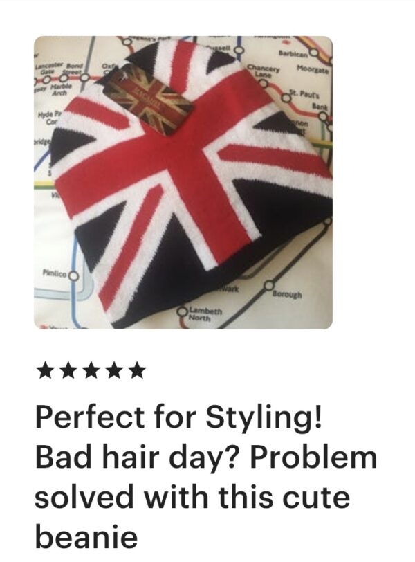 Union Jack Unisex Beanie Hat