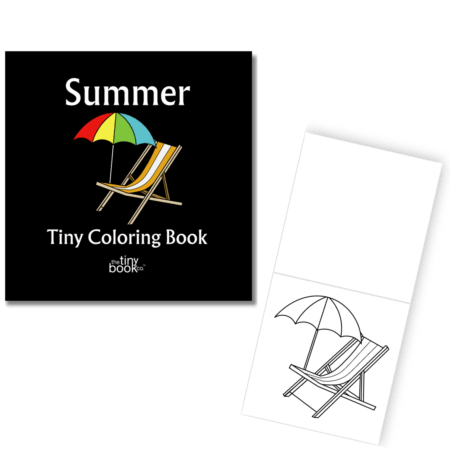 Summer Tiny Coloring Book