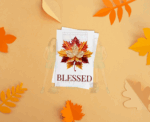 Fall Gratitude Greeting Card Set – 5x7 Autumn Cards with Envelopes (Set of 5, Blank Inside)