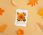 Fall Gratitude Greeting Card Set – 5x7 Autumn Cards with Envelopes (Set of 5, Blank Inside)