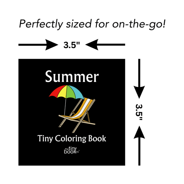 Summer Tiny Coloring Book