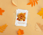 Fall Gratitude Greeting Card Set – 5x7 Autumn Cards with Envelopes (Set of 5, Blank Inside)