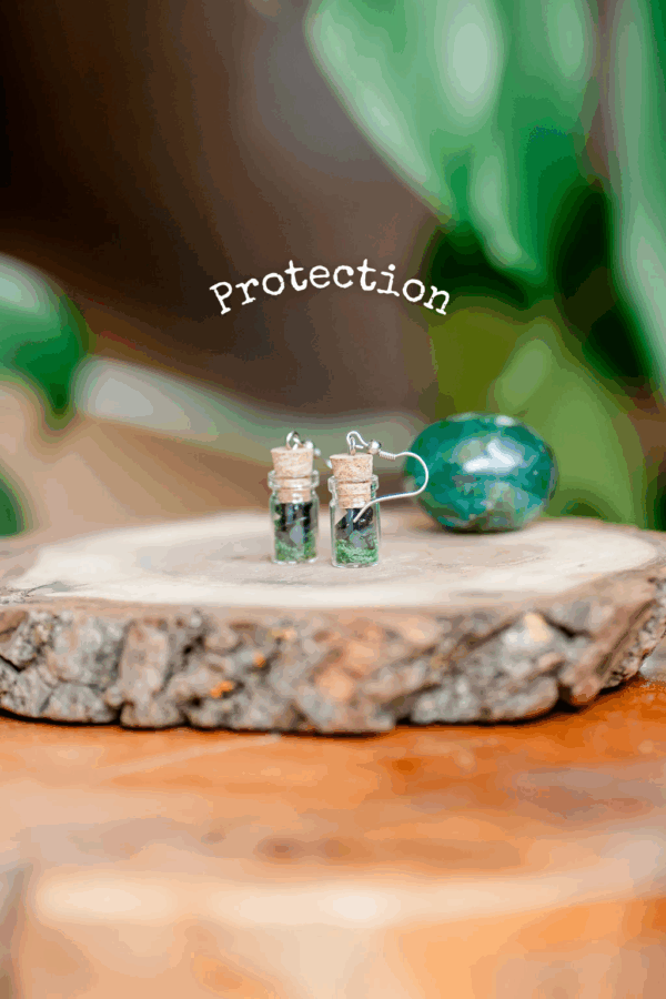 Protection Spell Jar Earrings